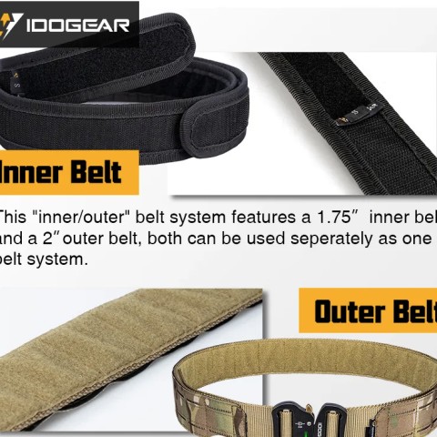 IDOGEAR 2 Inch Tactical Belt 